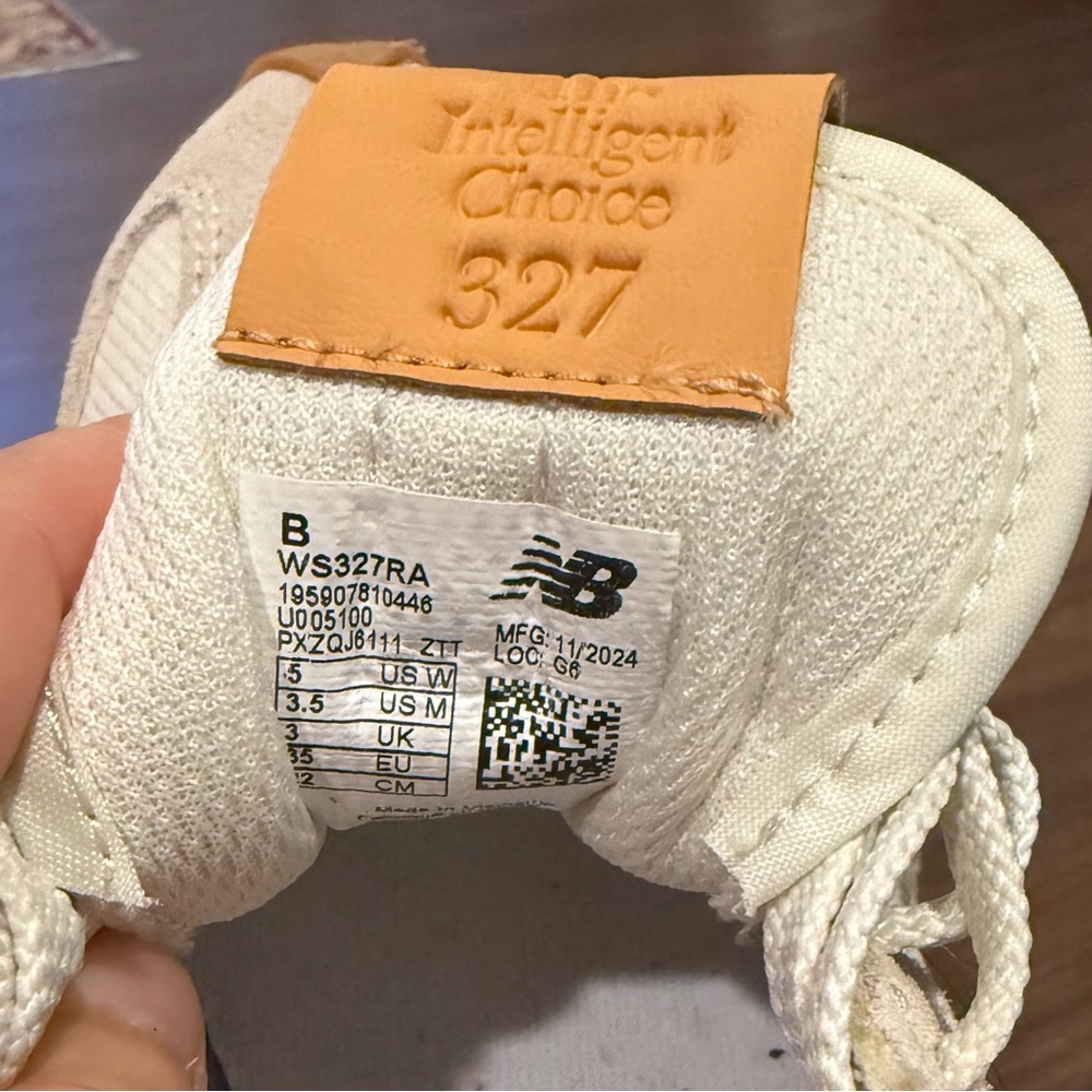 New Balance Women's Cream & Rust Retro-Style Runner Sneakers - Picture 5 of 5
